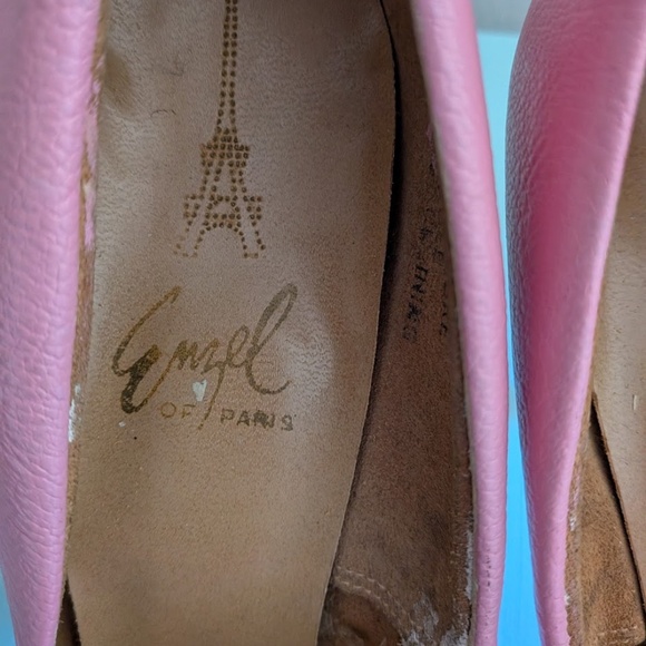 VINTAGE 1962 Kinney's Enzel of Paris Pink Pumps - Size 7 - Picture 5 of 9